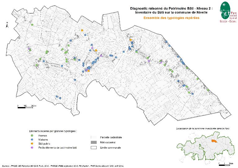 Le territoire communal de Nivelle