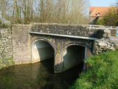 Pont sur la Nièvre au hameau du Soudet, 1ère moitié 19e siècle.