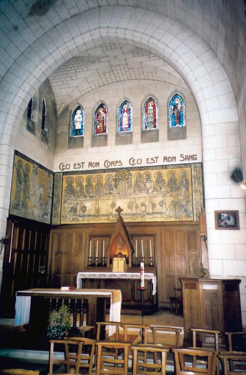 Eglise paroissiale et ancien cimetière (détruit) Saint-Médard d'Omiécourt