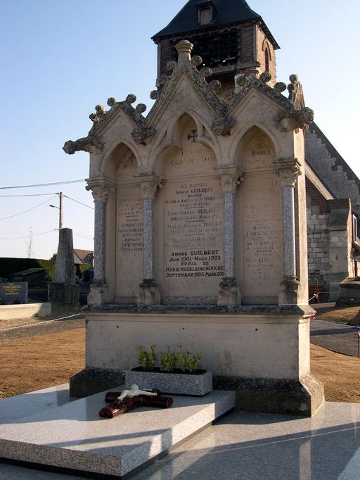 L'architecture funéraire dans les communes étudiées d'Amiens métropole