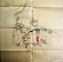 Plan du village de Ville-Saint-Ouen, 1881. (AD Somme ; 99 O 3775).