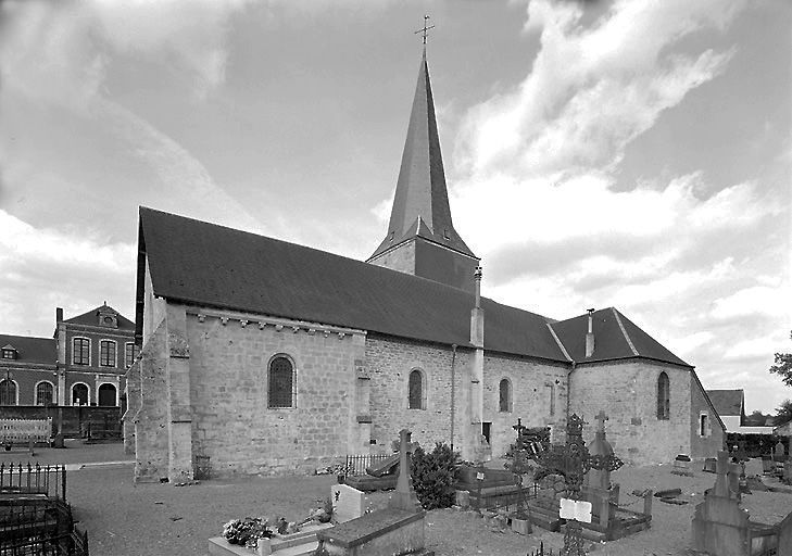 Eglise paroissiale fortifiée Saint-Médard d'Any-Martin-Rieux et son cimetière