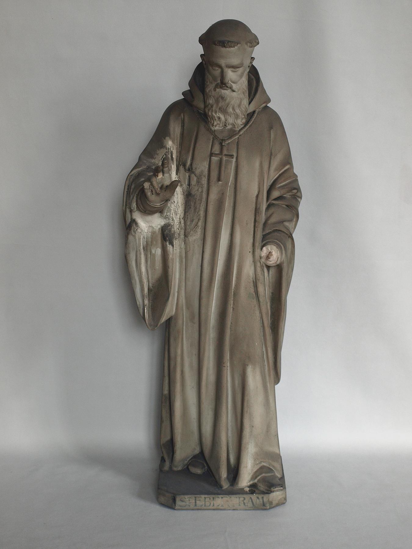 Statue : saint Ebertram