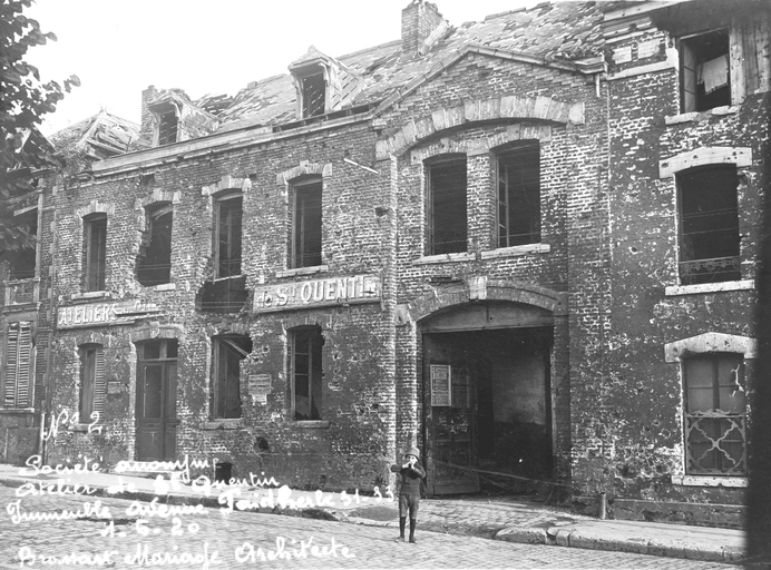 Usine de construction mécanique Montauban et Marchandier, puis de la Société Anonyme des Moteurs Vautour, puis des Ateliers de Construction de Saint-Quentin, puis Fernand Moret