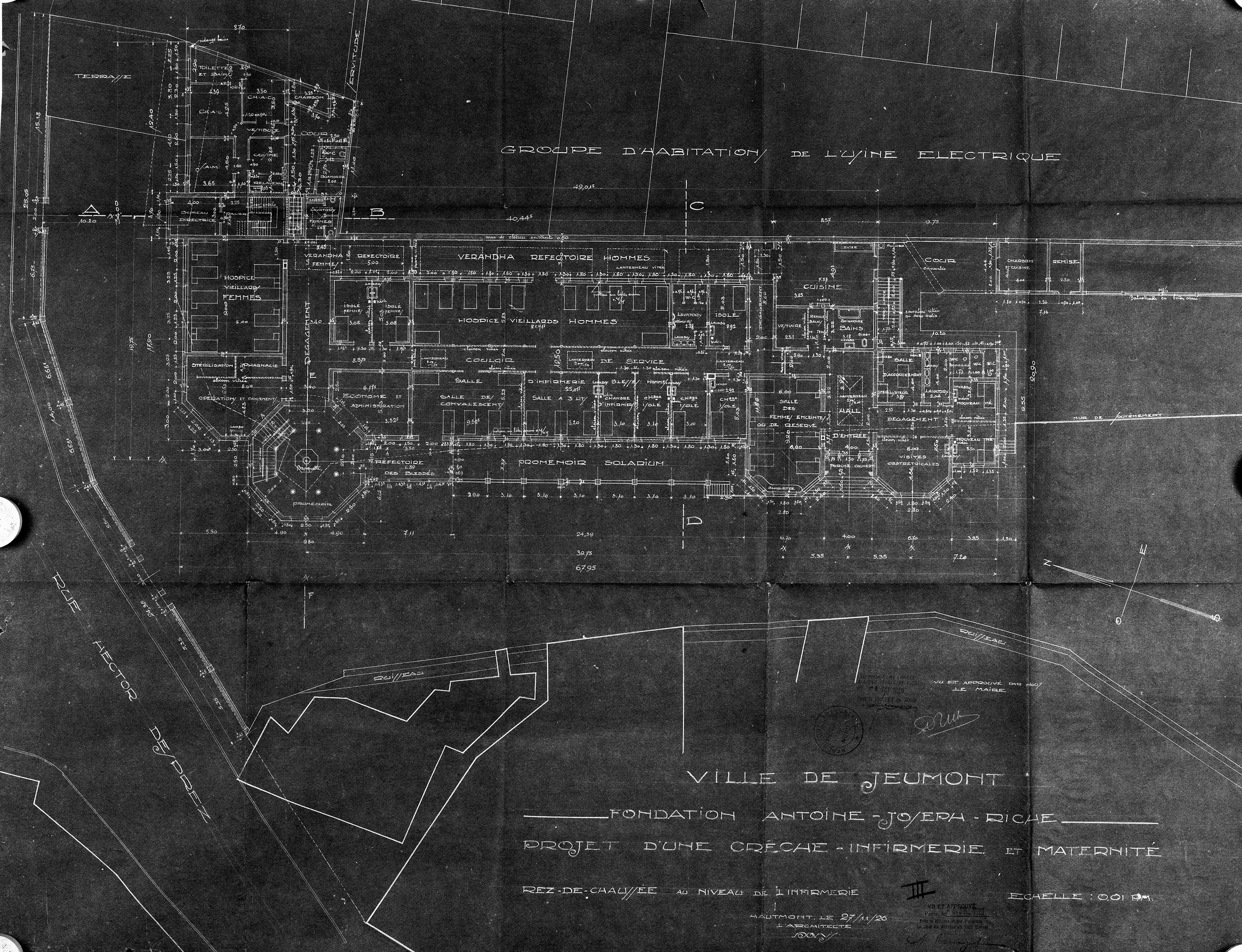 Ancien hôpital Albert-Riche de Jeumont, aujourd'hui maison d’accueil spécialisée