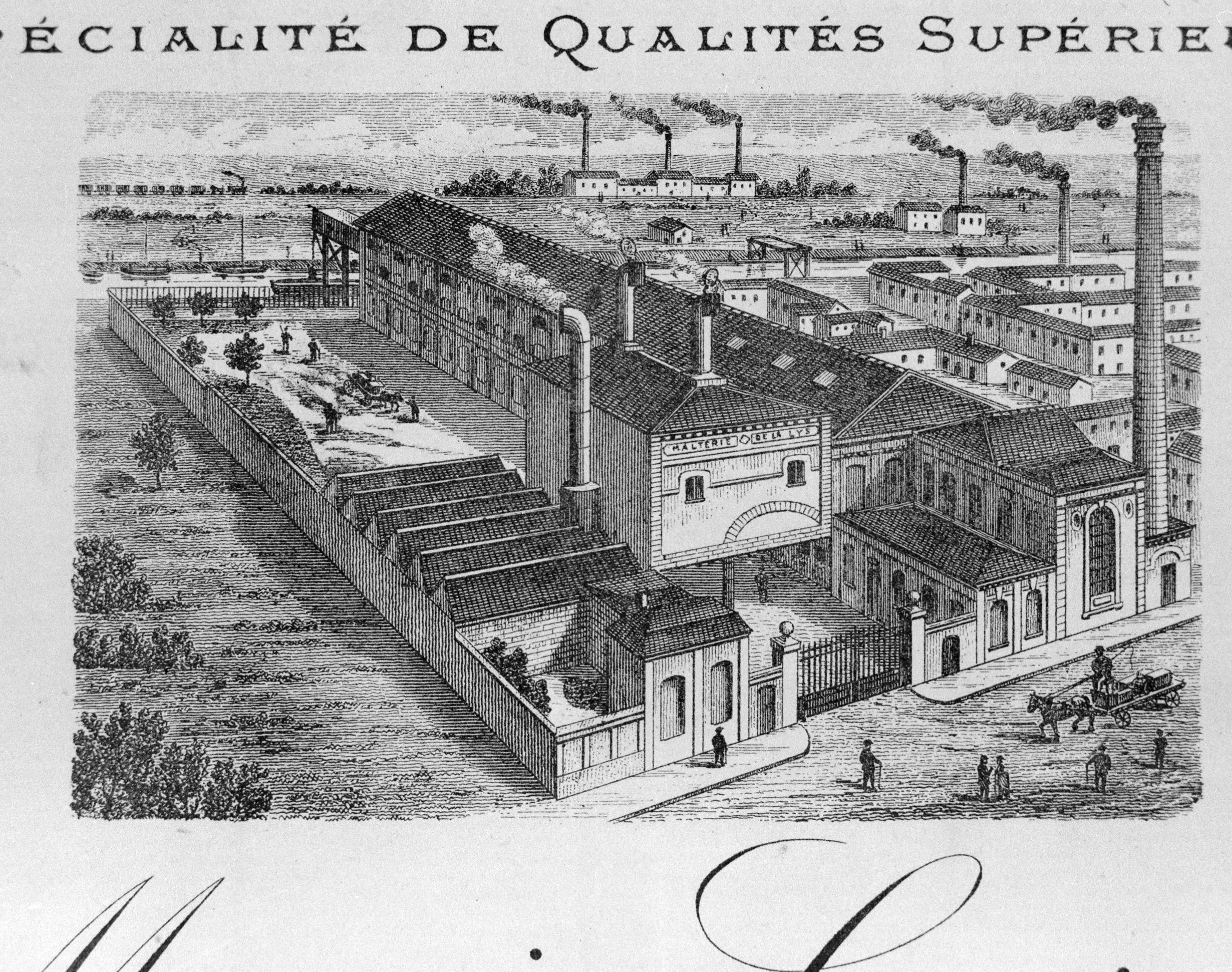 Brasserie et malterie Cardon & Droulers dite Brasserie et malterie de la Lys (détruit)