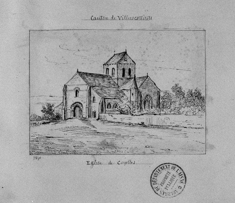 L'église paroissiale Notre-Dame de Coyolles (Nativité de la Vierge)