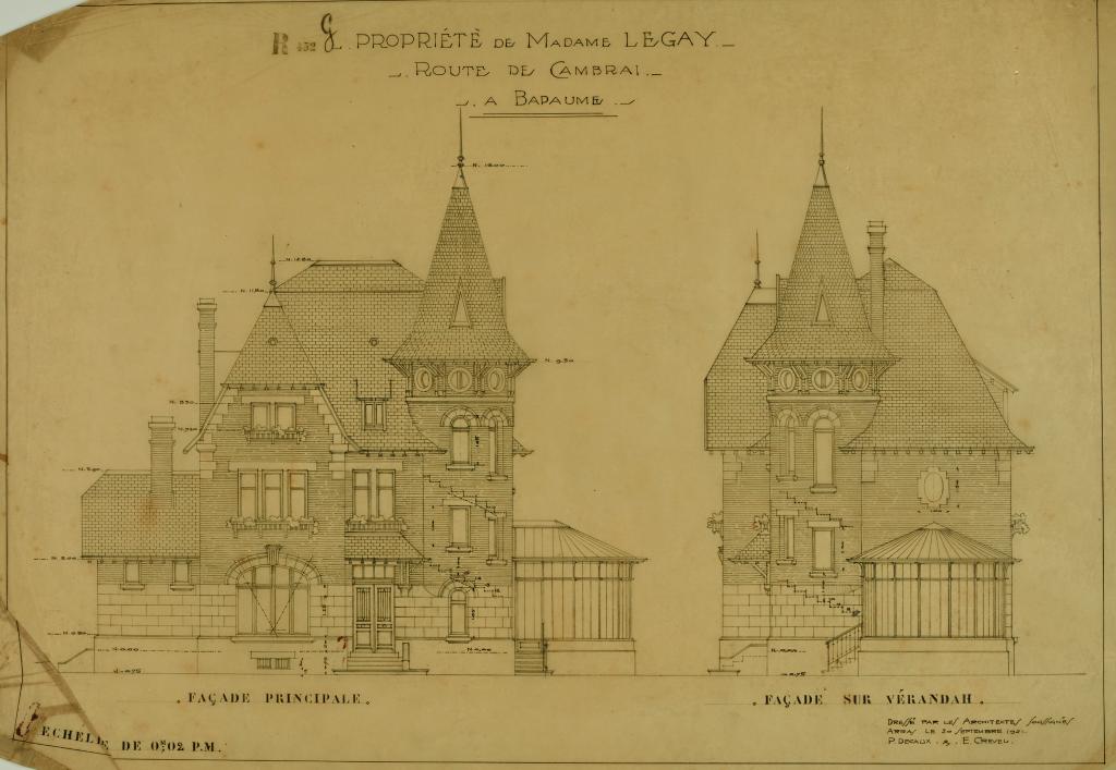 Villa, ancienne propriété de Mme Legay-Carpentier appelée Chalet Legay