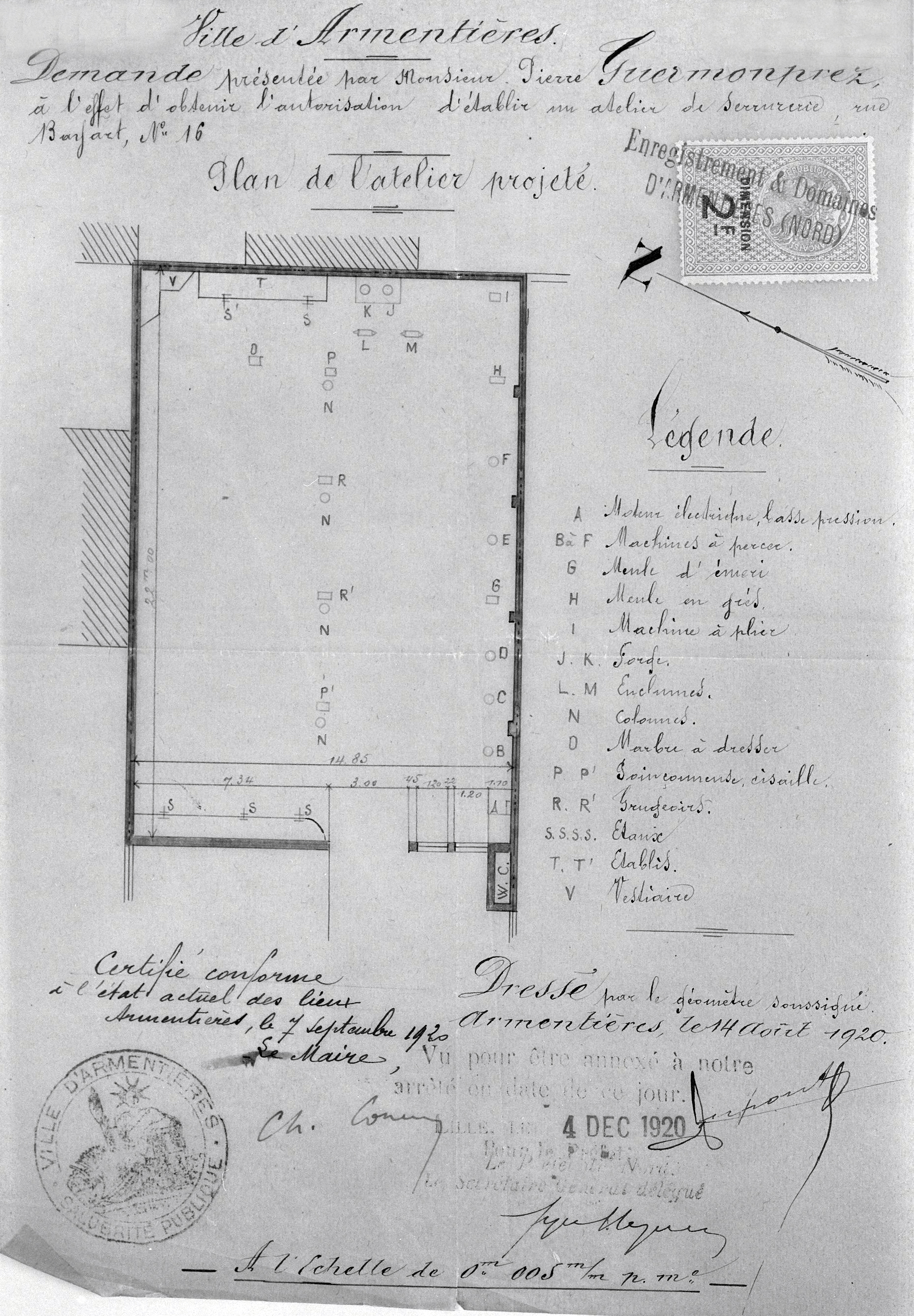 Usine de serrurerie Guermonprez