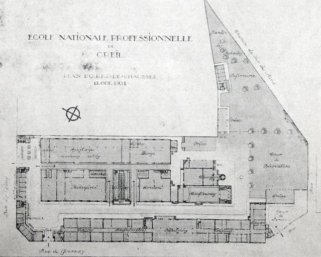 Ancienne usine de construction électrique, puis Ecole Nationale Professionnelle de Creil