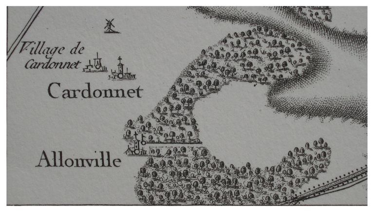 Le territoire communal d'Allonville