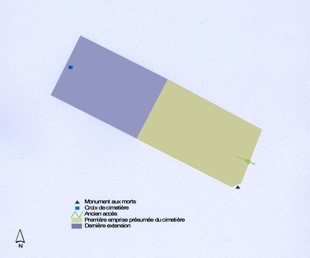 Les cimetières des communes étudiées de la communauté d'agglomération d'Amiens métropole