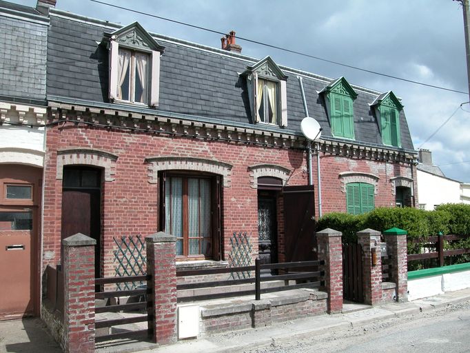 Les maisons et les immeubles de l'agglomération balnéaire de Cayeux-sur-Mer