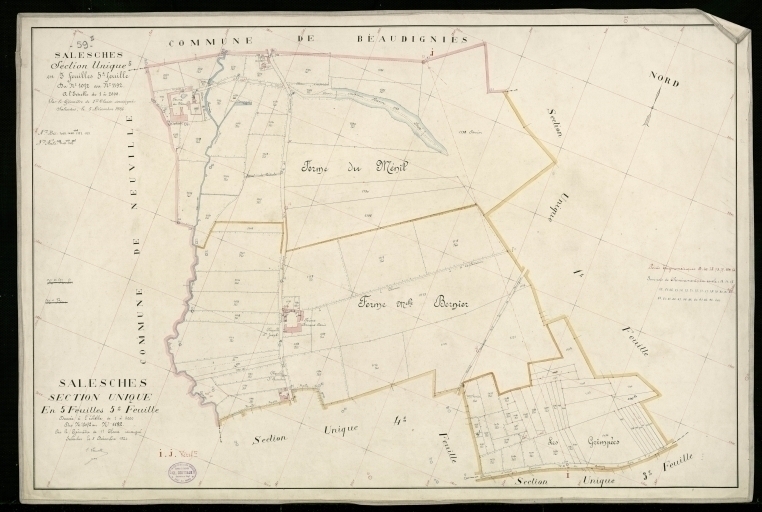 Le territoire communal de Salesches