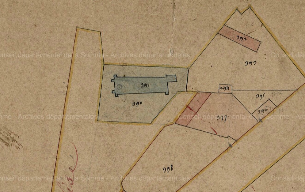 Les cimetières des communes étudiées de la communauté d'agglomération d'Amiens métropole