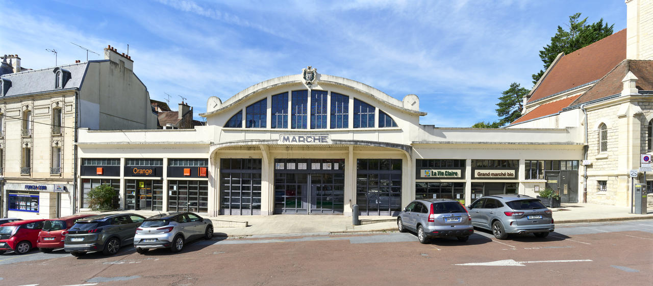 Halles, marché couvert