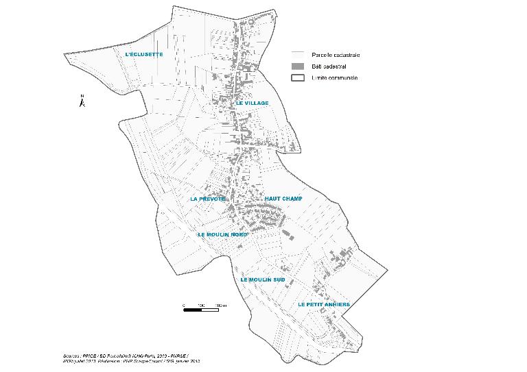 Le territoire communal d'Anhiers