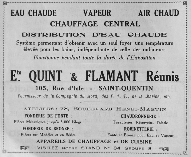 Ancienne scierie Labbé-Benard, fonderie et usine de chaudronnerie Joseph Quint, puis Missenard-Quint