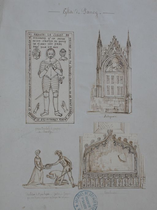 Les objets mobiliers de l'église paroissiale Saint-Jean-Baptiste de Pancy-Courtecon