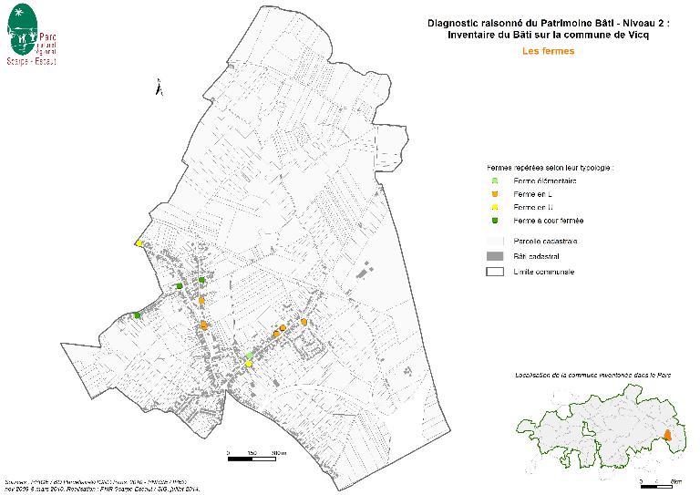 Le territoire communal de Vicq