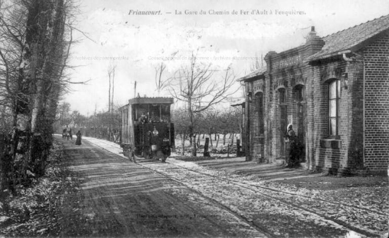 Ancienne halte de tramway de Friaucourt