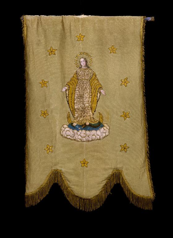 Bannière de procession de la Vierge