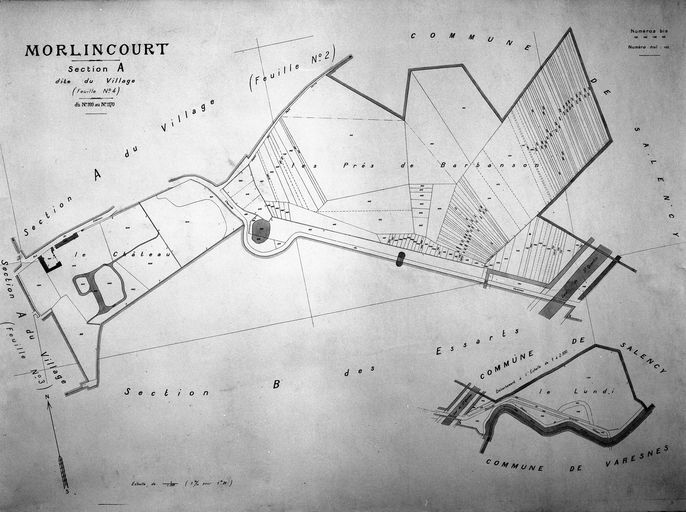 Le canton de Noyon : le territoire de la commune de Morlincourt