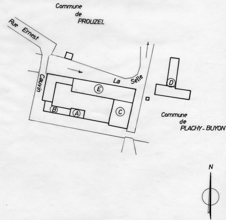 Ancienne usine de papeterie Obry et Cie, puis Bernard et Cie, puis Cauvin Yvose, puis S.A. des Pâtes à papier de la Somme