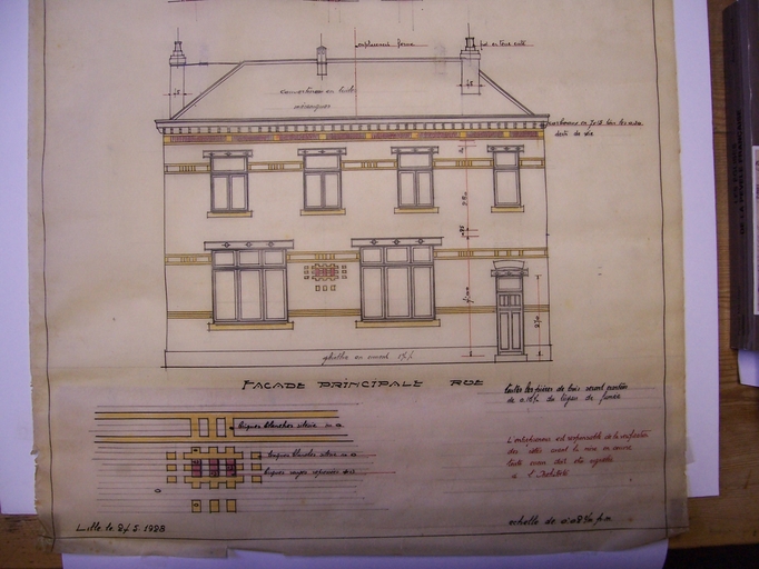 Ancienne école primaire de filles et maternelle Sainte-Bernadette de Landas, actuellement école Saint-Bernadette et Saint-Joseph