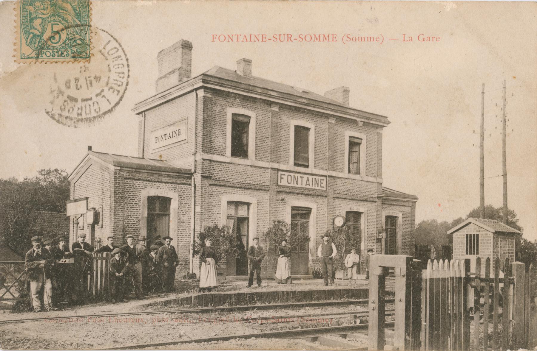 Ancienne gare de Fontaine-sur-Somme, actuellement maison