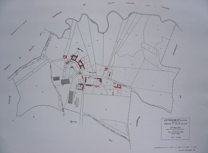Le hameau de Neuville à Estréboeuf