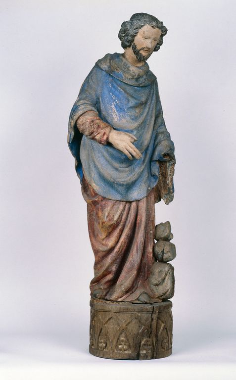 Statue (demi-nature) : saint Etienne (?)