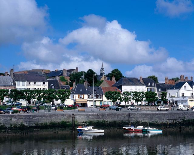 Le quartier de la Ville-Basse à Saint-Valery-sur-Somme