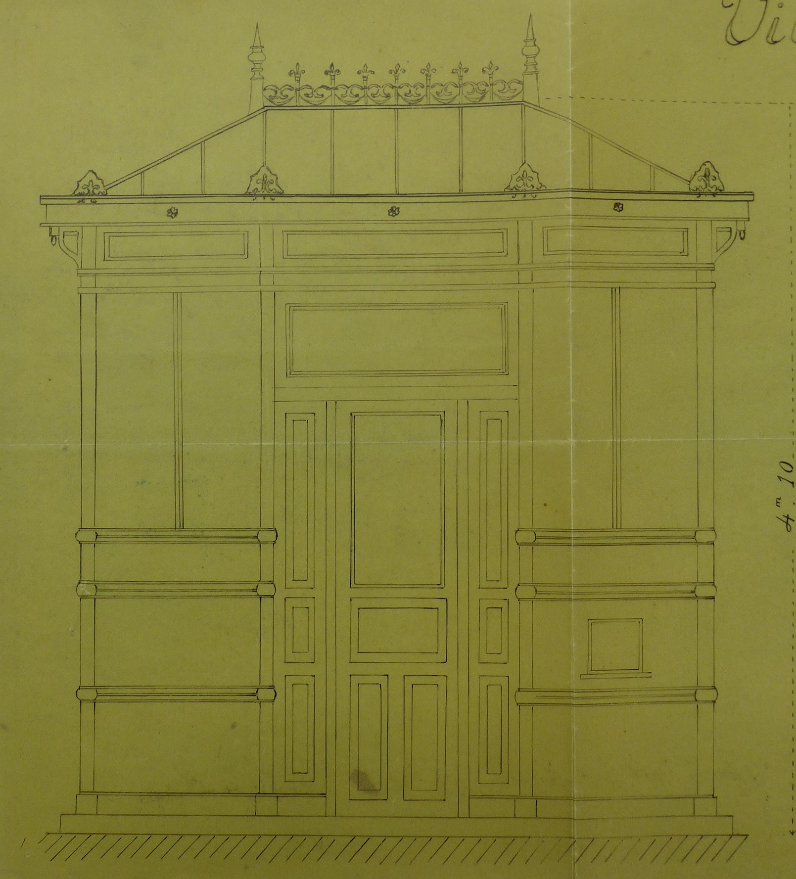 Toilettes publiques, dit chalet de nécessité (détruit)