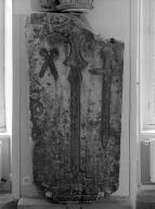 Dalle funéraire : croix
