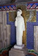 Vue de la statue du Christ du Sacré-coeur.