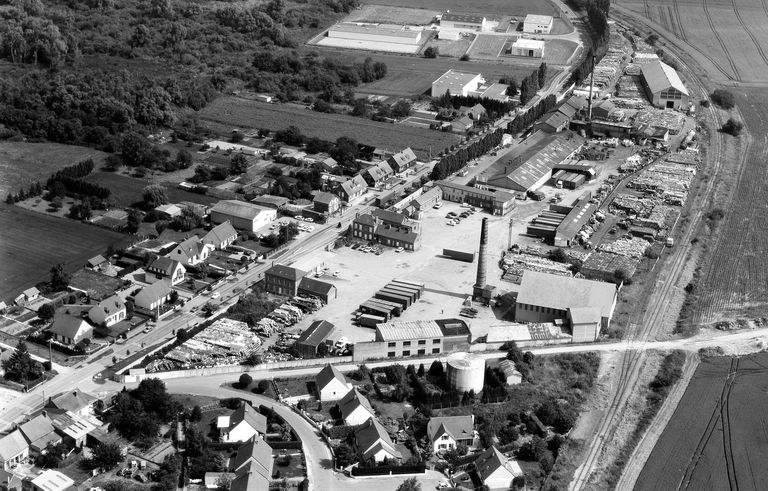 Ancienne sucrerie de betteraves Desmarest-Vervelle et Cie, puis Fantauzzi, puis usine de nettoyage de fûts métalliques des Etablissements Goux