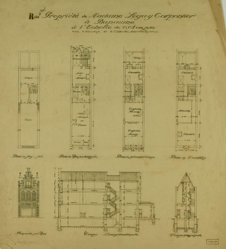 Maison à boutique, ancienne propriété de Mme Legay-Carpentier