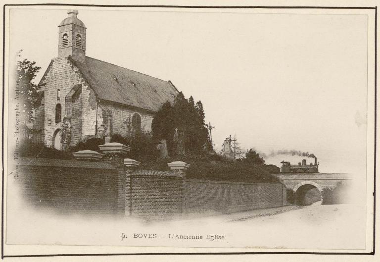 Ancienne église paroissiale et cimetière Saint-Nicolas, actuel cimetière communal de Boves