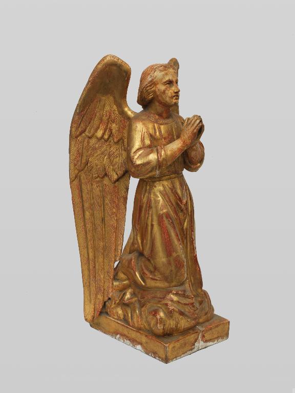Ensemble de deux statuettes : Anges adorateurs