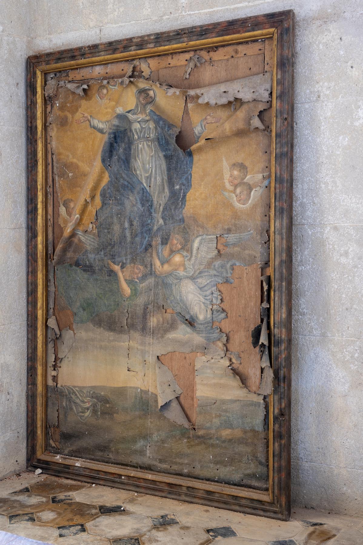 Tableau et son cadre : Assomption