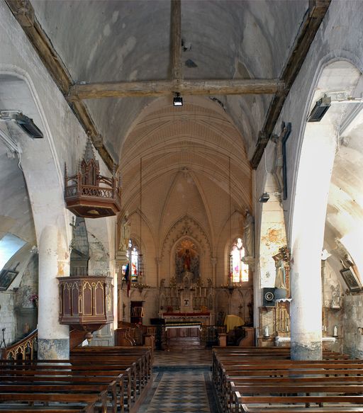 Église paroissiale et cimetière (étudié) Saint-Remi et Saint-Hildevert de Vers-sur-Selles