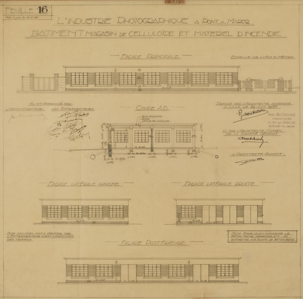 Usine de produits photographiques et cinématographiques S.A. L'industrie photographique, puis Agfa-Gevaert