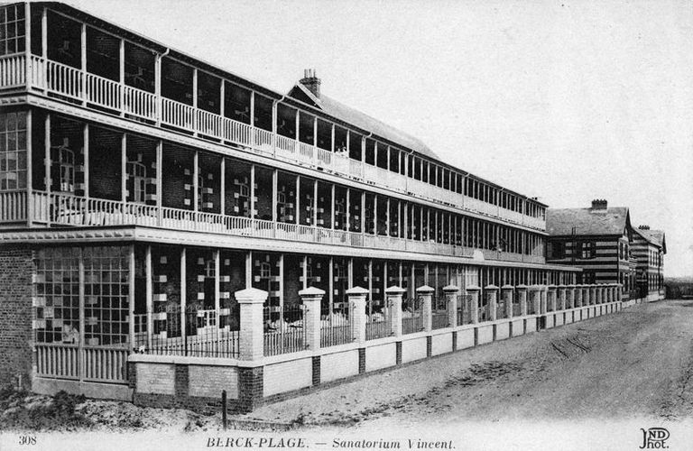 Ancien hôpital marin, dit maison Cornu pour filles, puis sanatorium Parmentier, enfin sanatorium Vincent (détruit)