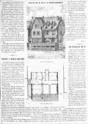 Le chalet de Jan Lavezzari, article paru dans La semaine du Constructeur, 1881-1882. Fol - V-234.