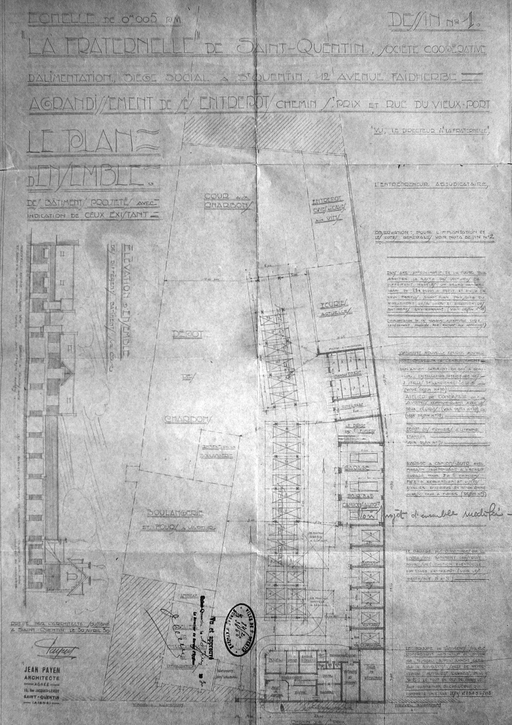 Ancienne coopérative et usine de boulangerie La Fraternelle de Saint-Quentin, puis des Coopérateurs d'Escaut et Sambre