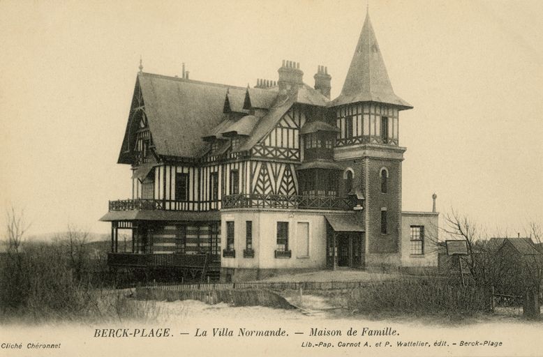 Ancienne maison de villégiature, dite Villa Normande, devenue hôpital marin, dit villa Normande, puis maison de repos