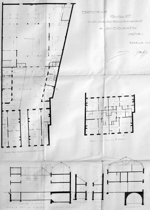 Ancienne maison de commerce Colombier, usine d'emballage et conditionnement Guillot puis Papeteries et cartonneries du Nord