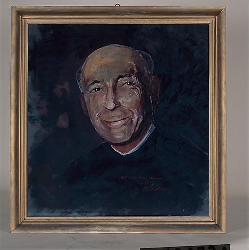 Tableau : Portrait du curé doyen Pierre Guillemin