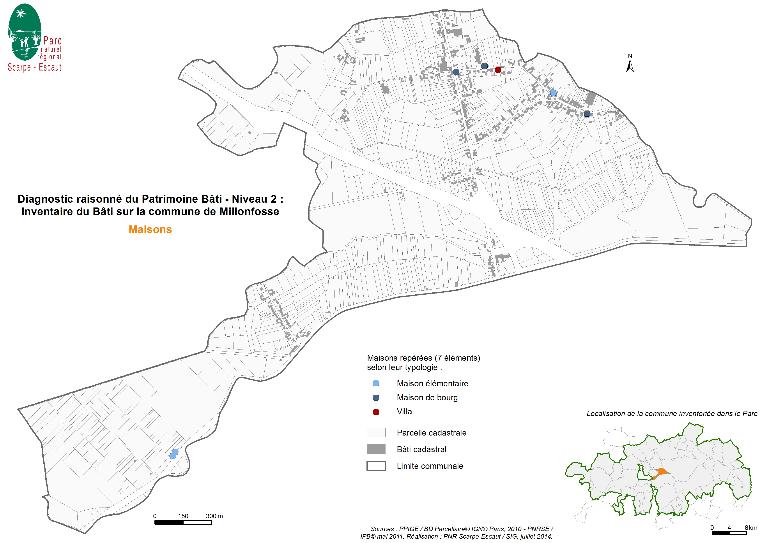 Le territoire communal de Millonfosse